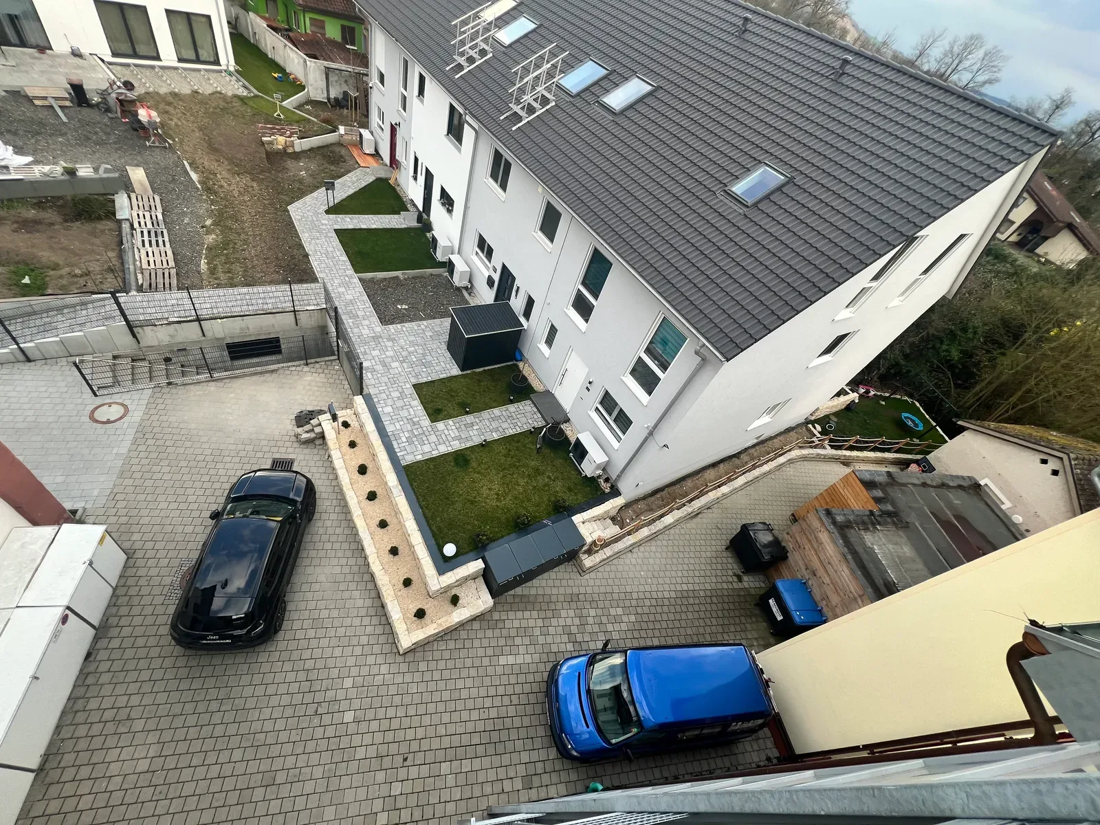 Neubau von 7 Reihenhäusern & Tiefgarage
