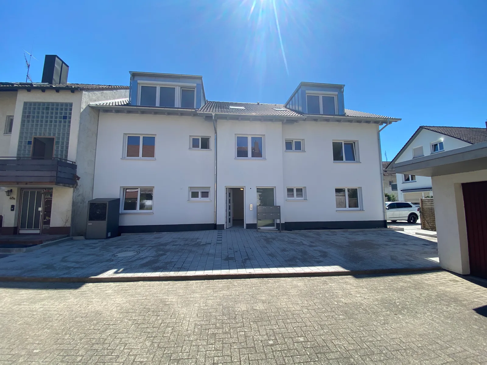 Neubau Mehrfamilienhaus, 6 Wohneinheiten – Ansicht 1