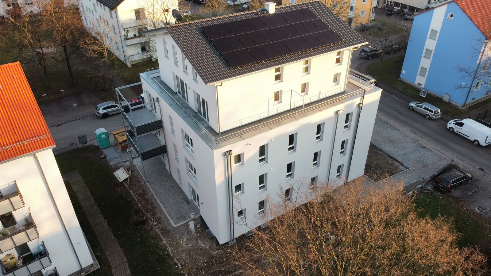 Neubau Mehrfamilienhaus, 14 Wohneinheiten – Ansicht 1